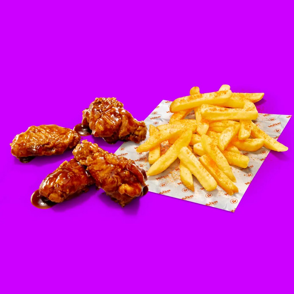 4 Wackys Dunked Wings & Chips